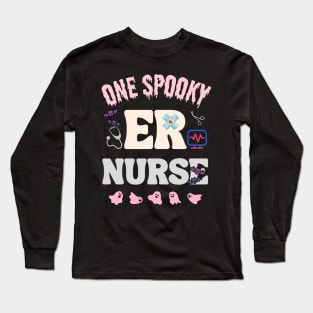 One Spooky ER Nurse Halloween Long Sleeve T-Shirt